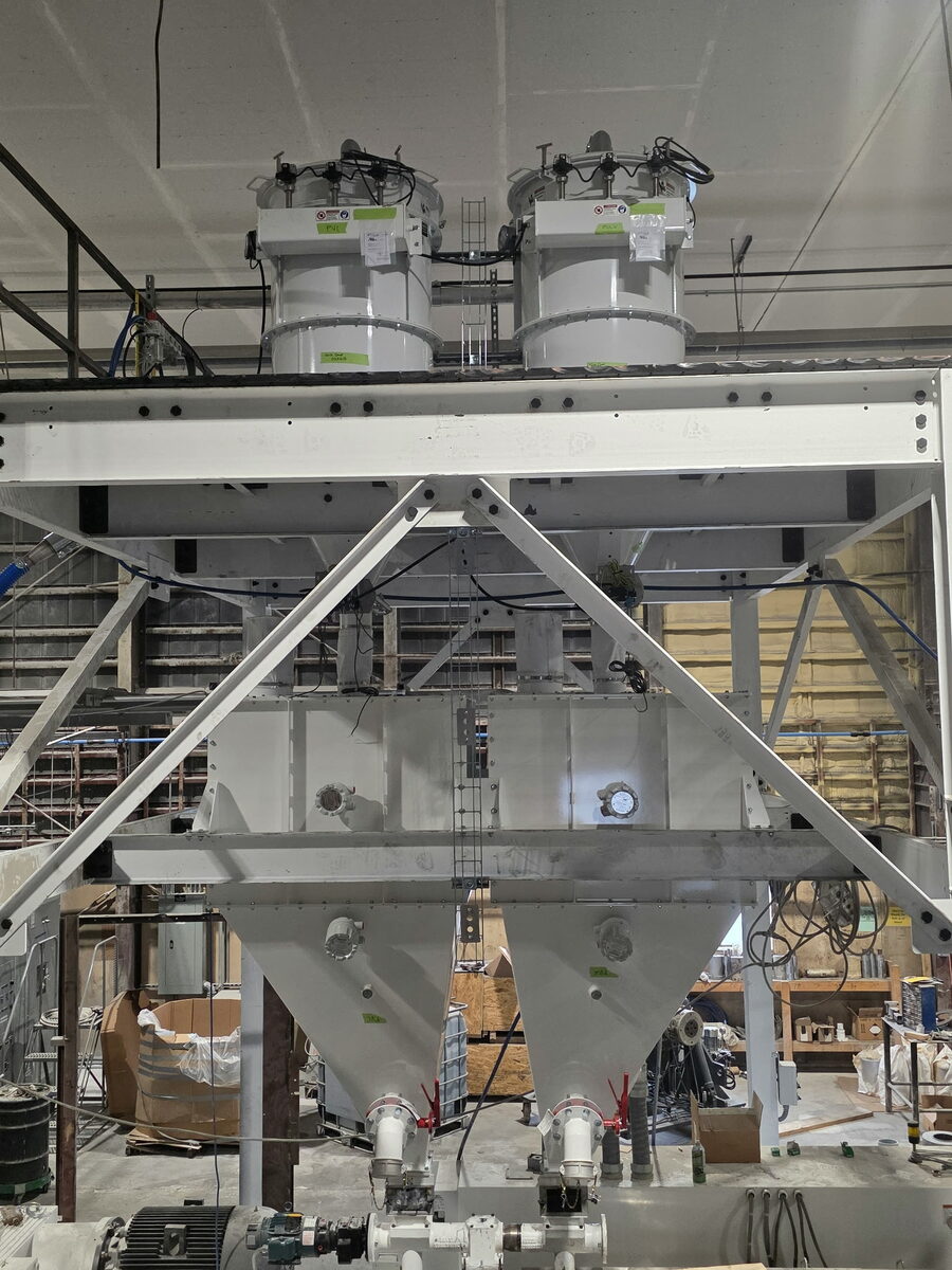 Metering and weighing system